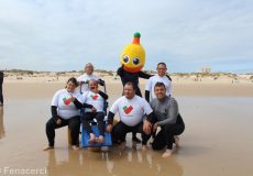Pirilampo Mágico a surfar em Peniche