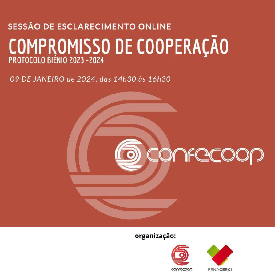 Sessão de divulgação do Compromisso de Cooperação para o Setor Social e Solidário - Protocolo para o Biénio 2023-24